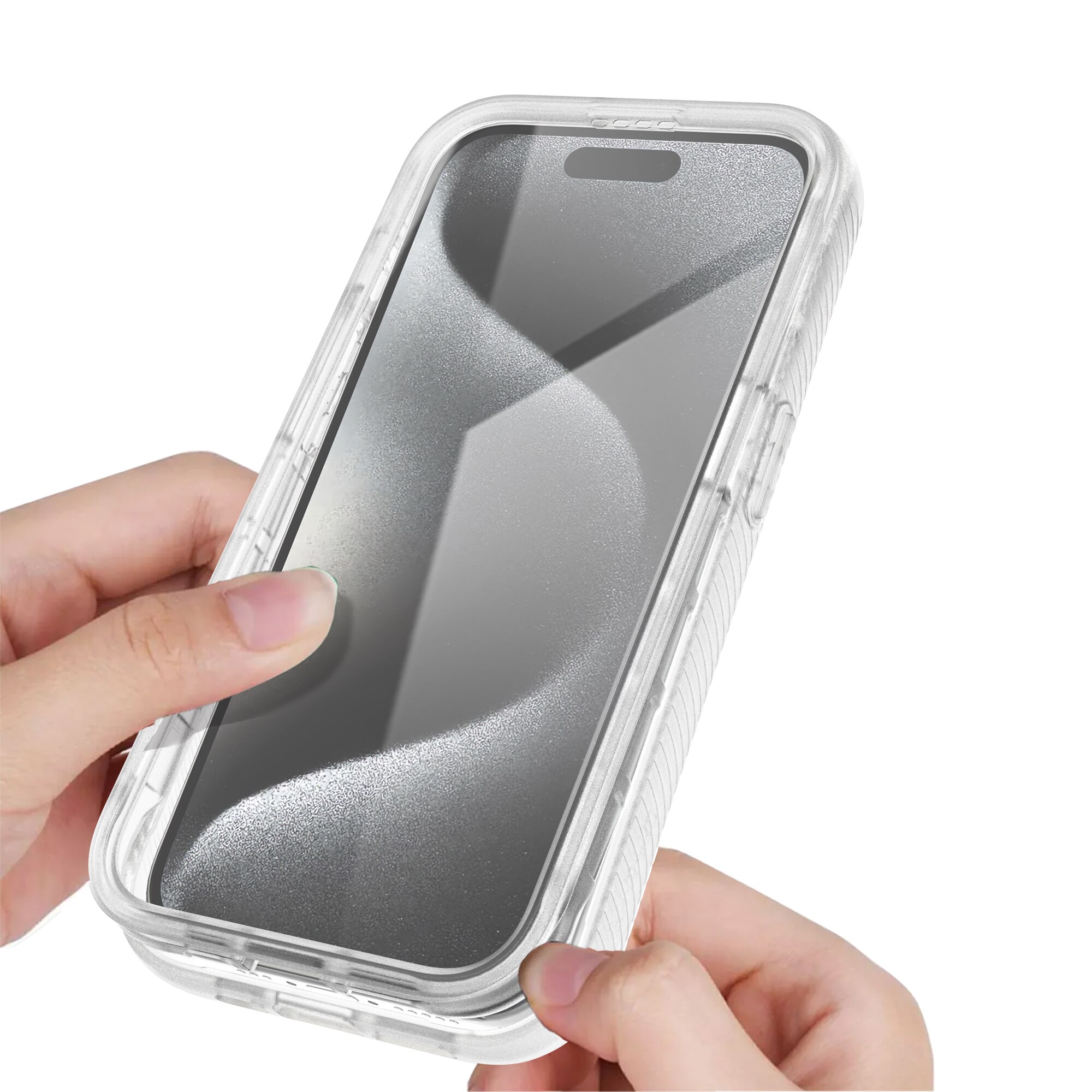 Coque Full Protection iPhone 15 Pro Max, Transparent