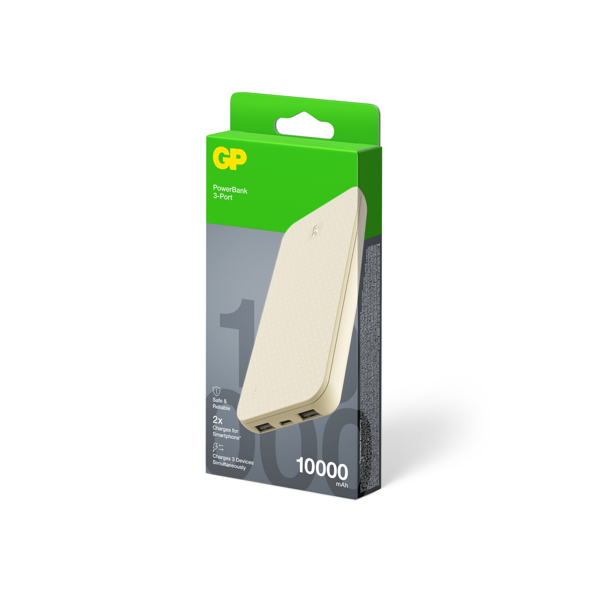Powerbank Plus 10000mAh Cream