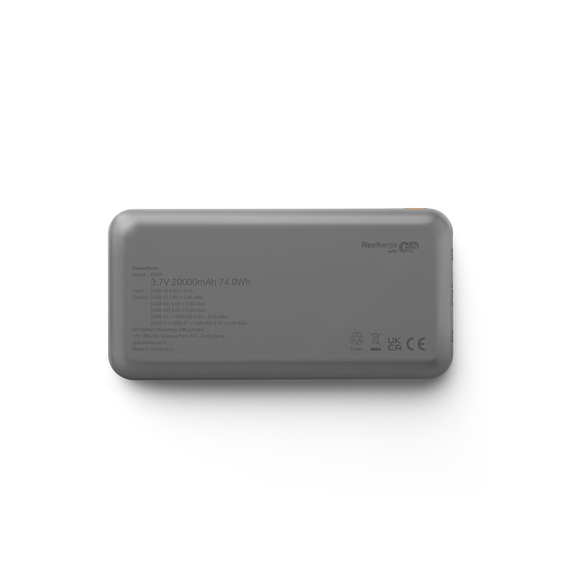 Powerbank Plus 20000mAh Black