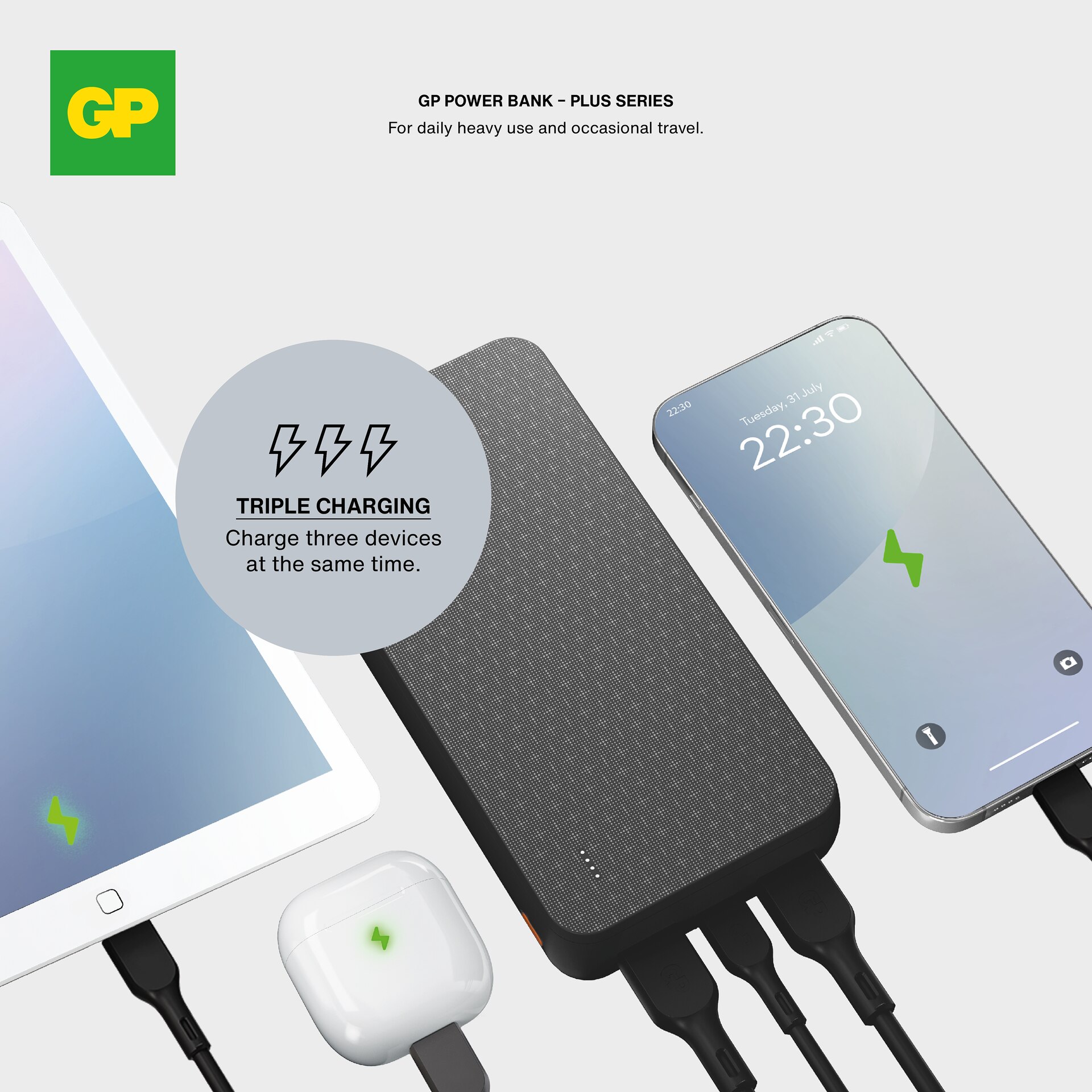 Powerbank Plus 20000mAh Black