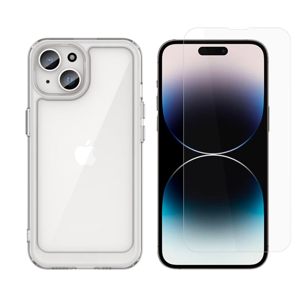 Kit pour iPhone 15 : Coque et protecteur d’écran