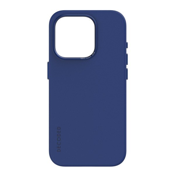 AntiMicrobial Silicone Back Cover iPhone 15 Pro Max, Galactic Blue