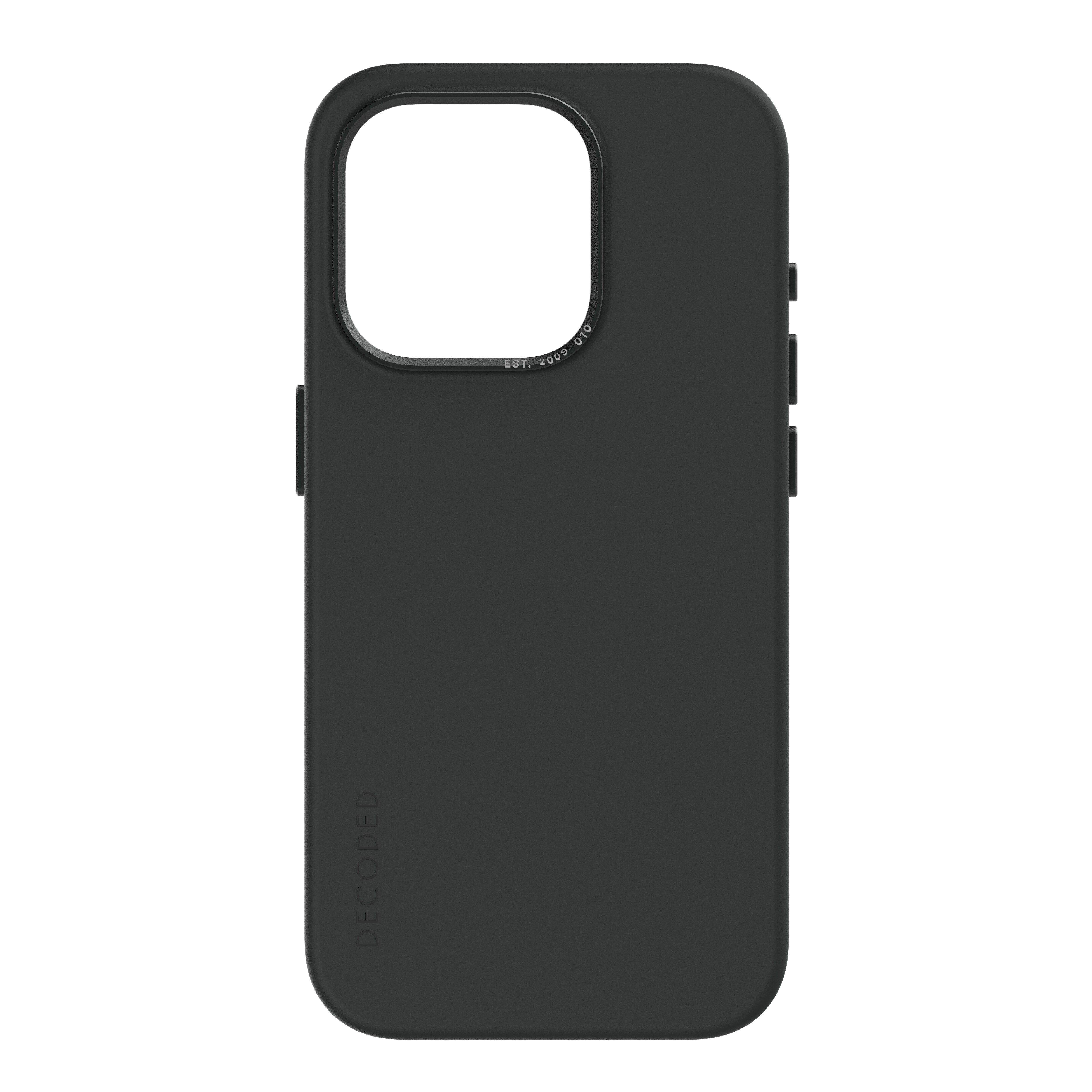 AntiMicrobial Silicone Back Cover iPhone 15 Pro Max, Graphine