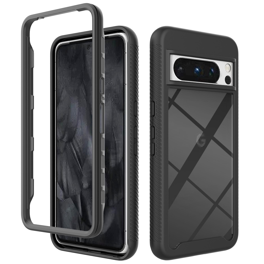 Coque de couverture complète Google Pixel 8 Pro, Noir