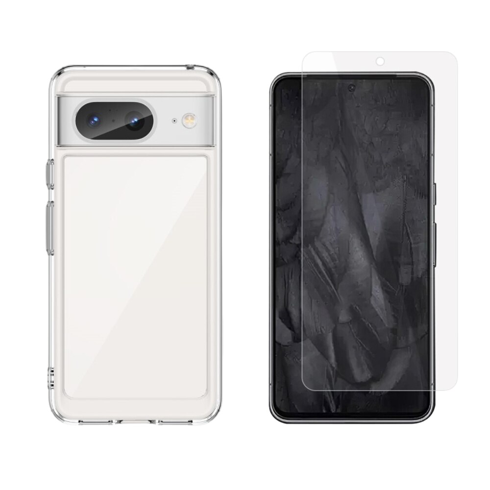 Kit pour Google Pixel 8 : Coque et protecteur d’écran