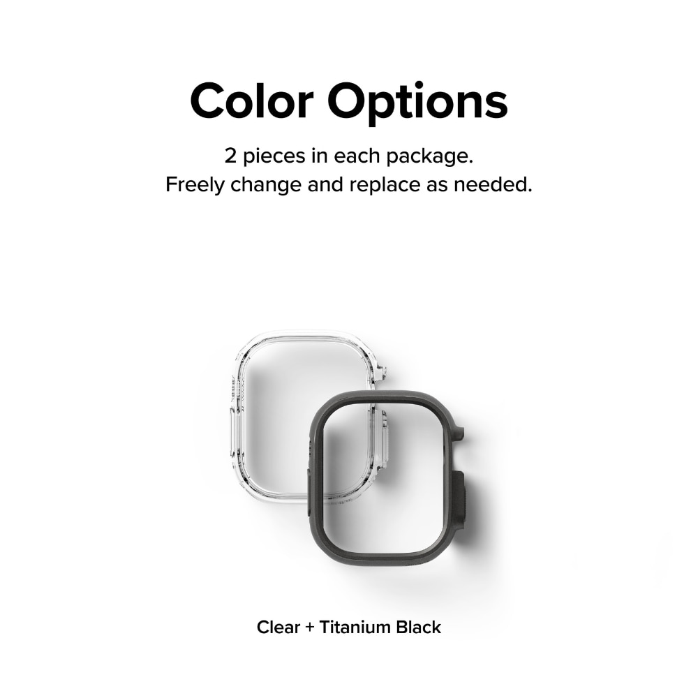 Coque Slim (2 pièces) Apple Watch Ultra 49mm 1st Gen, Multi-couleur / motif