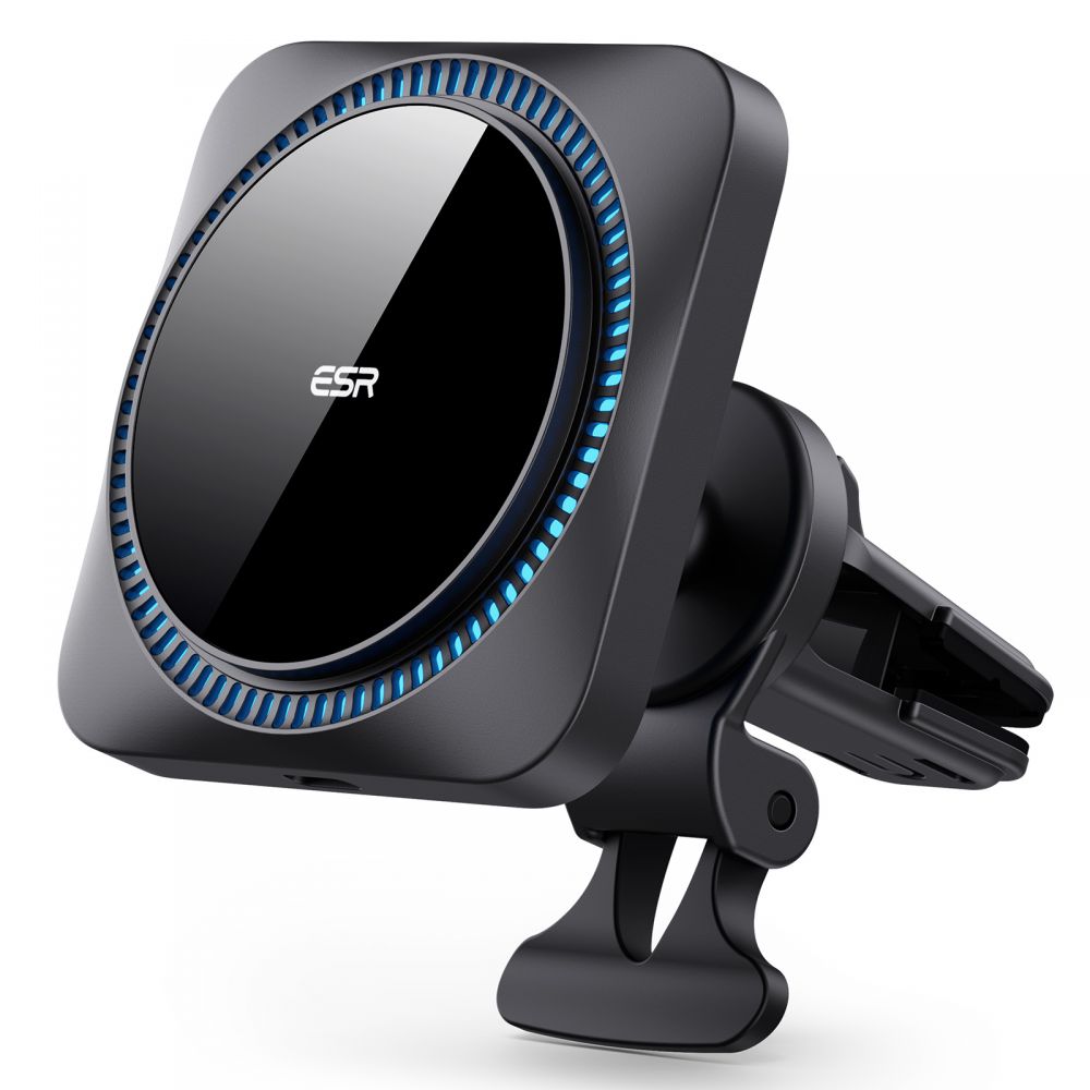 HaloLock CryoBoost Wireless Car Charger, Frosted Onyx