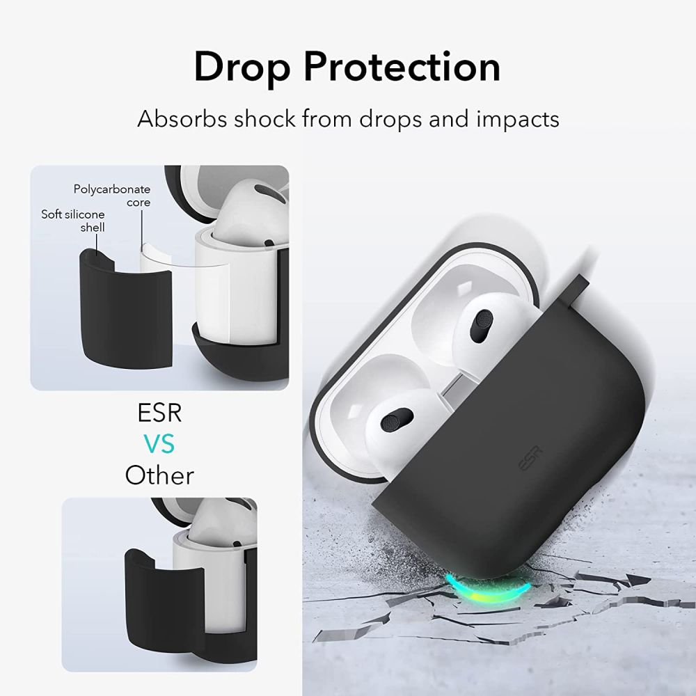 Coque Bounce AirPods 3 Black
