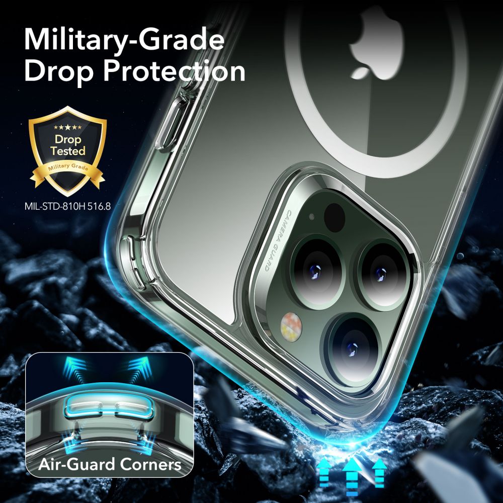 Classic Hybrid HaloLock MagSafe iPhone 13 Pro Max, Transparent