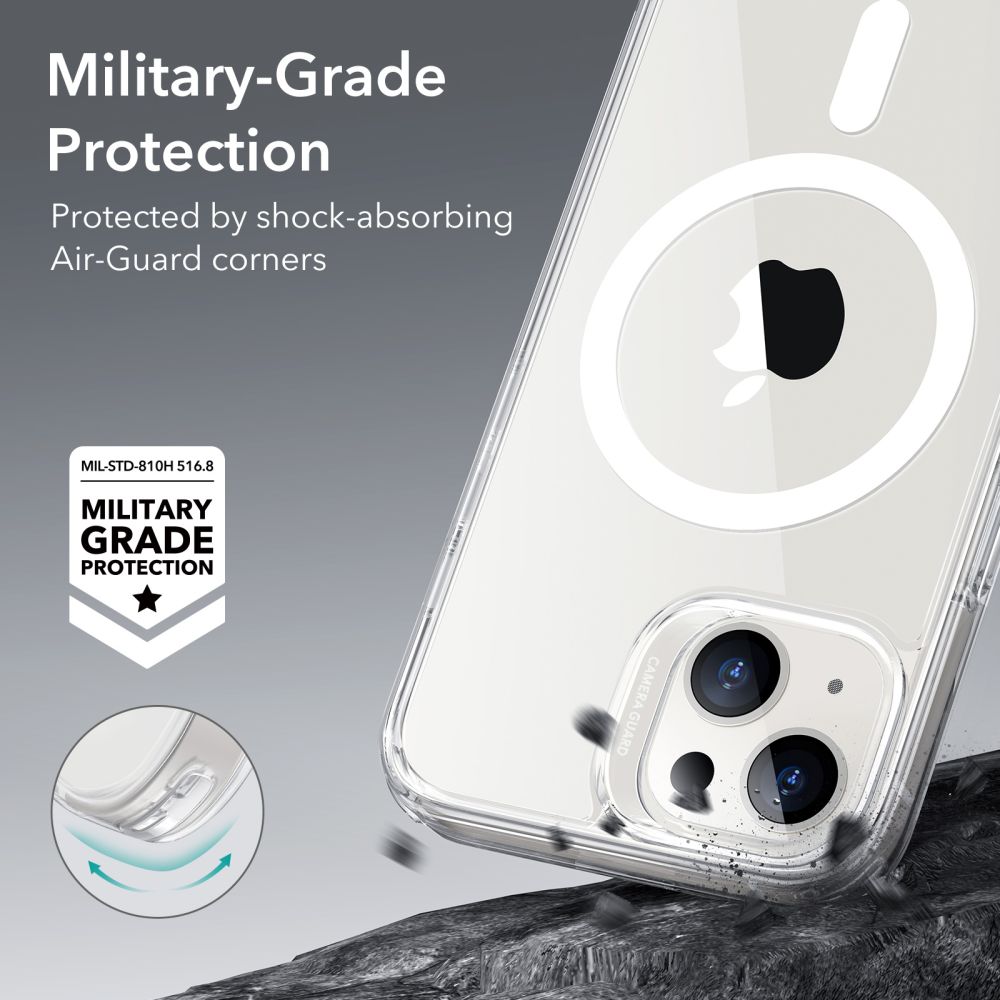 Classic Hybrid HaloLock MagSafe iPhone 13, Transparent