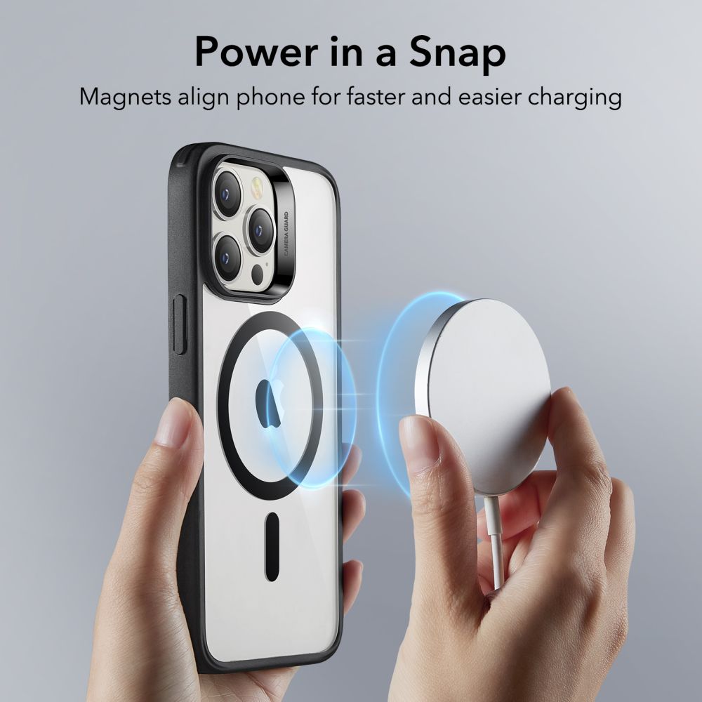 Classic Hybrid HaloLock MagSafe iPhone 14 Pro Max, Noir