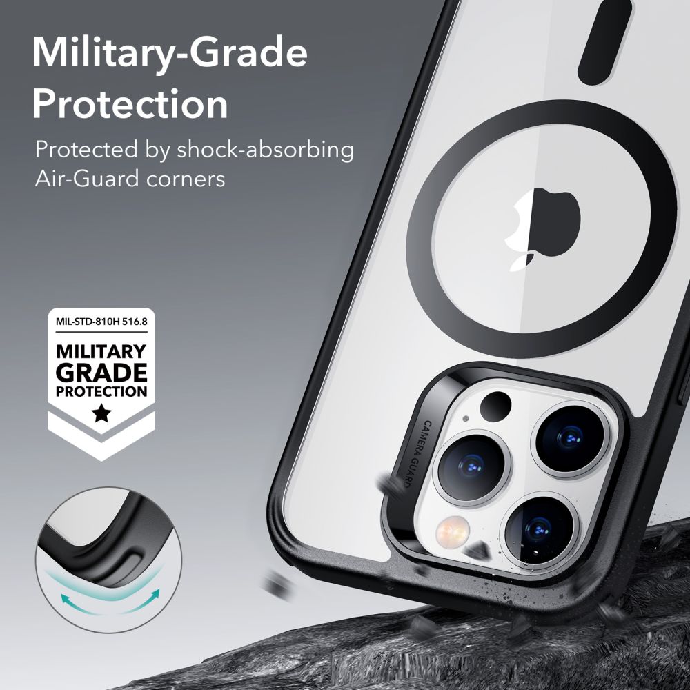 Classic Hybrid HaloLock MagSafe iPhone 14 Pro Max, Noir