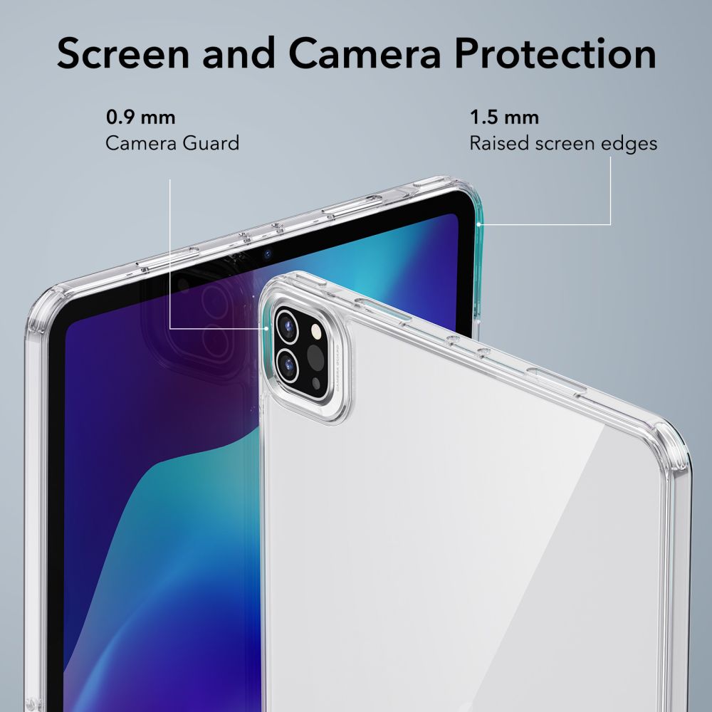 Coque Classic Hybrid iPad Pro 12.9 5th Gen (2021), Clear