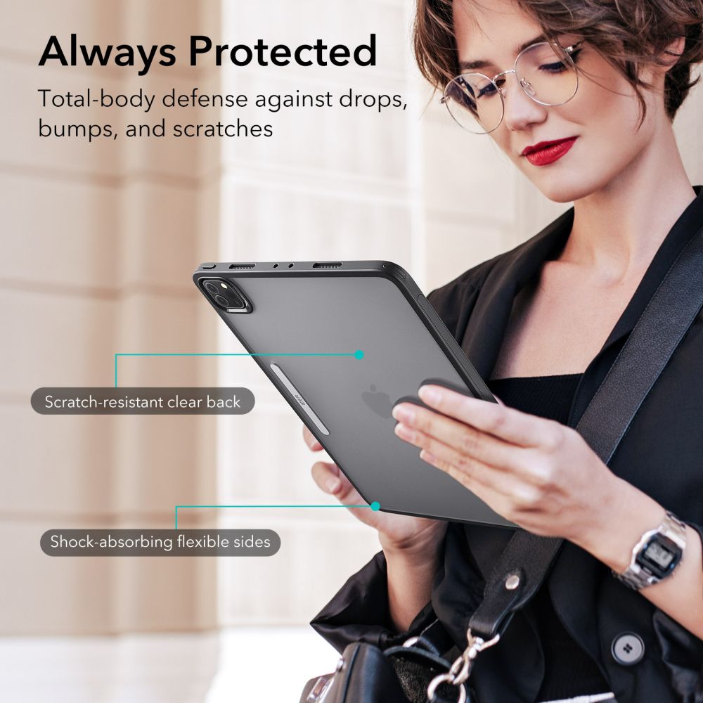 Coque Ascend Hybrid iPad Pro 11 3rd Gen (2021) Black
