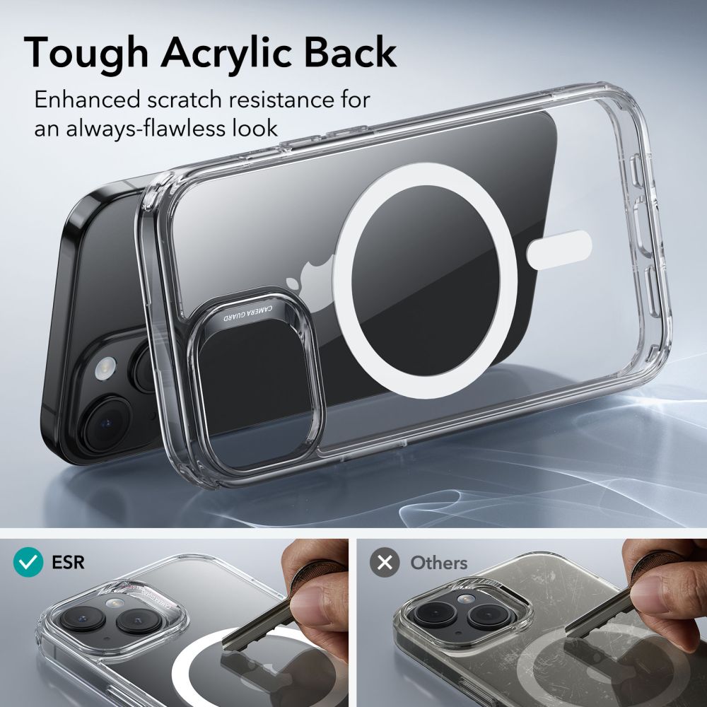 Classic Hybrid HaloLock MagSafe iPhone 15 Plus, Transparent
