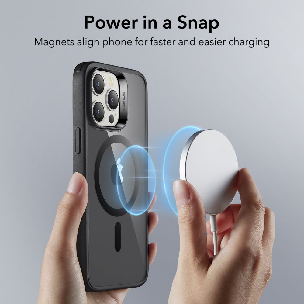 Classic Hybrid HaloLock MagSafe iPhone 14 Pro Max, Noir