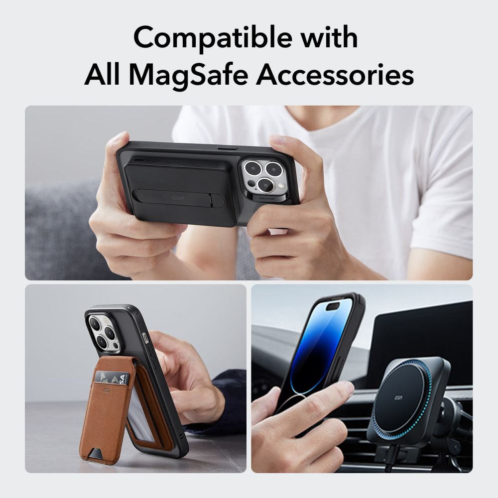 Classic Hybrid HaloLock MagSafe iPhone 14 Pro Max, Noir