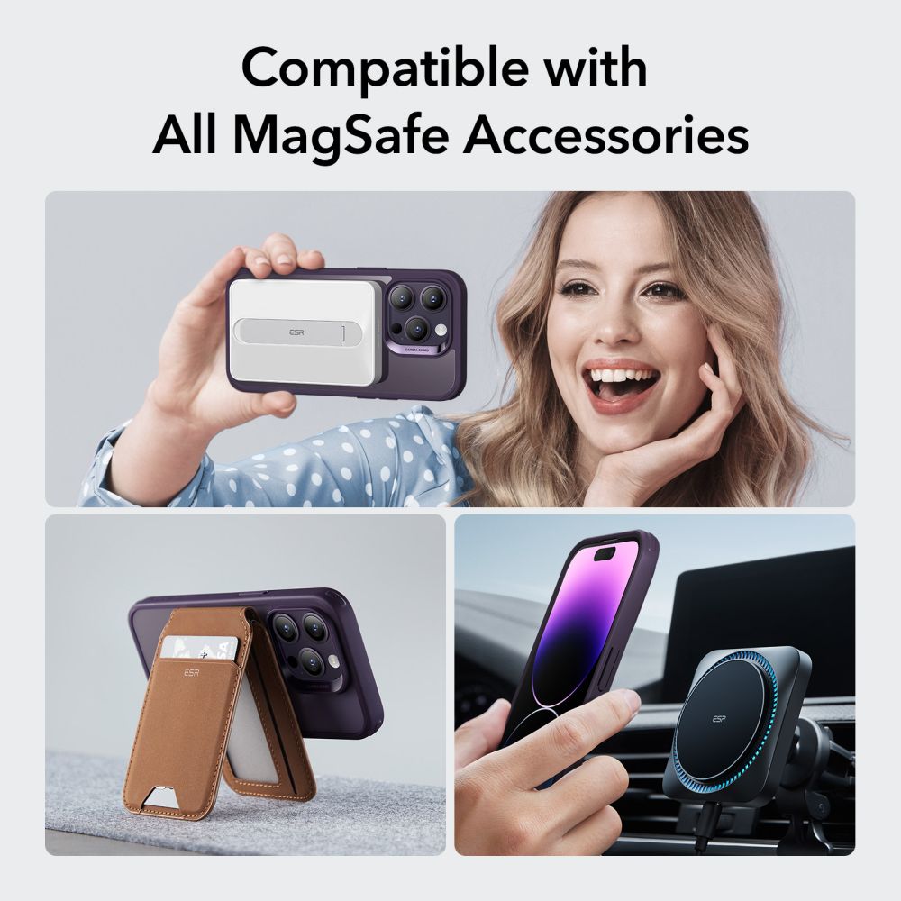 Classic Hybrid HaloLock MagSafe iPhone 14 Pro Max, Violet