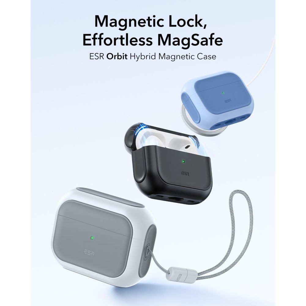 Orbit HaloLock Magsafe Case Apple AirPods Pro 3 Bleu