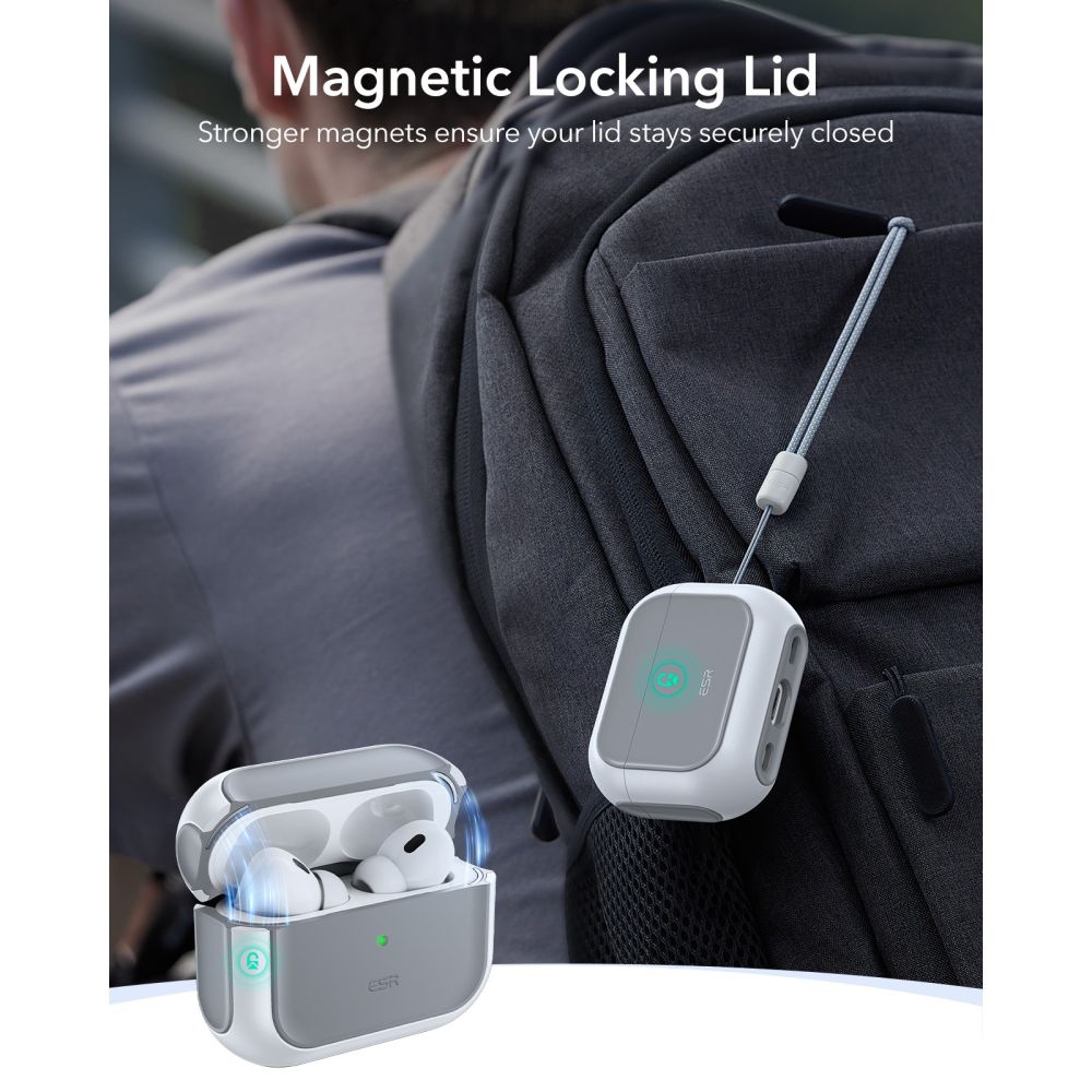 Orbit HaloLock Magsafe Case Apple AirPods Pro 3 Blanc