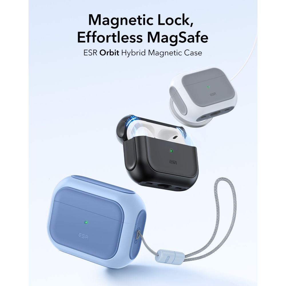 Orbit HaloLock Magsafe Case Apple AirPods Pro 3 Bleu