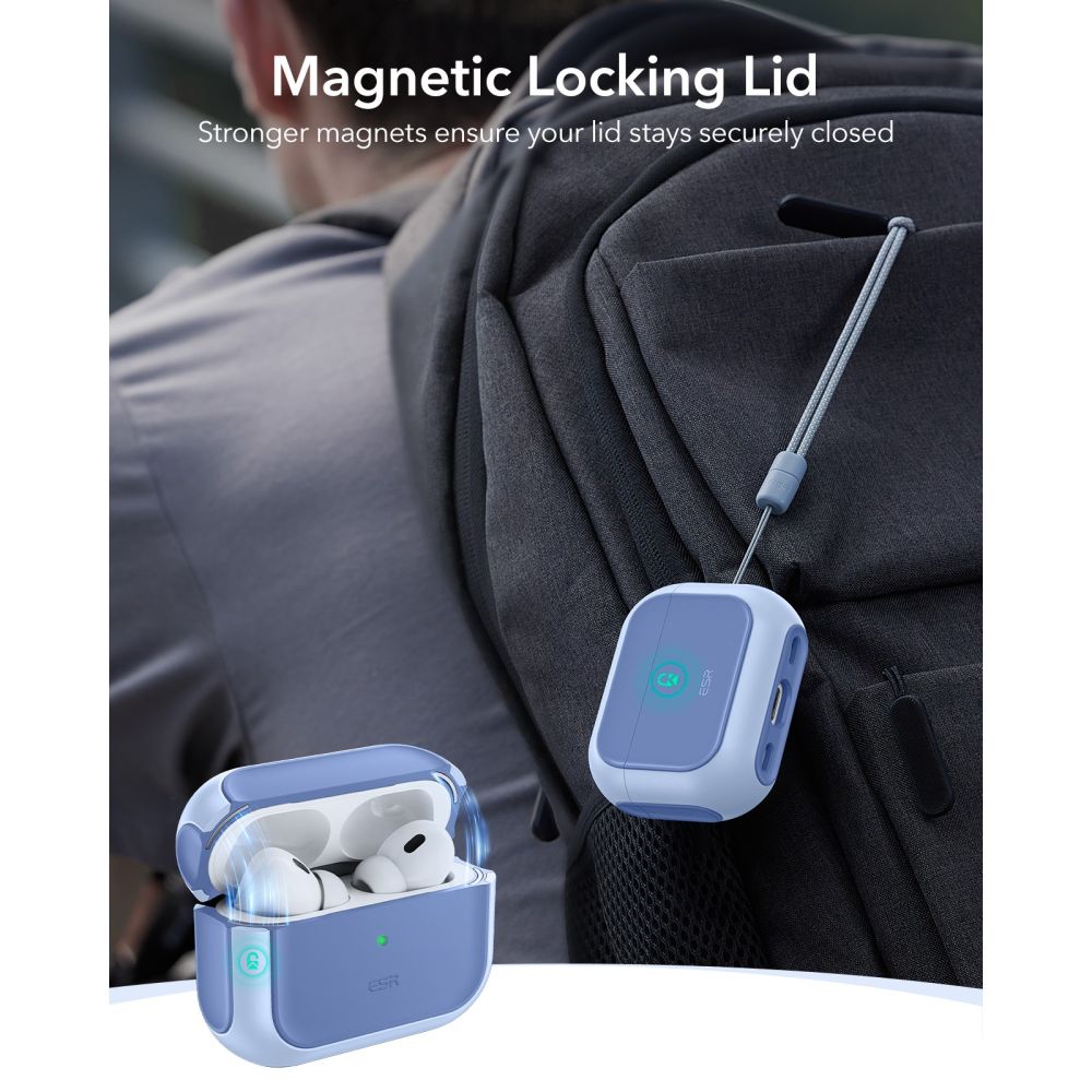 Orbit HaloLock Magsafe Case Apple AirPods Pro 3 Bleu