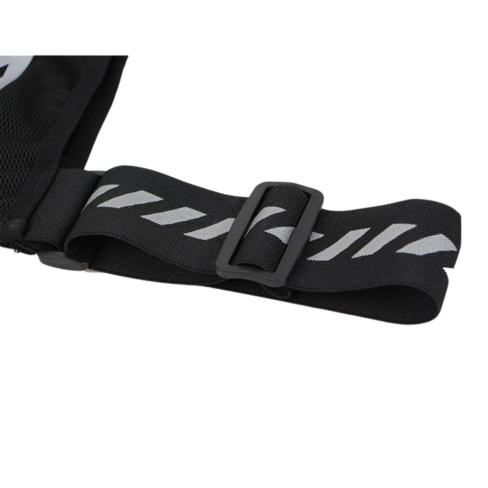 Gilet universel de course réfléchissant avec poche, noir