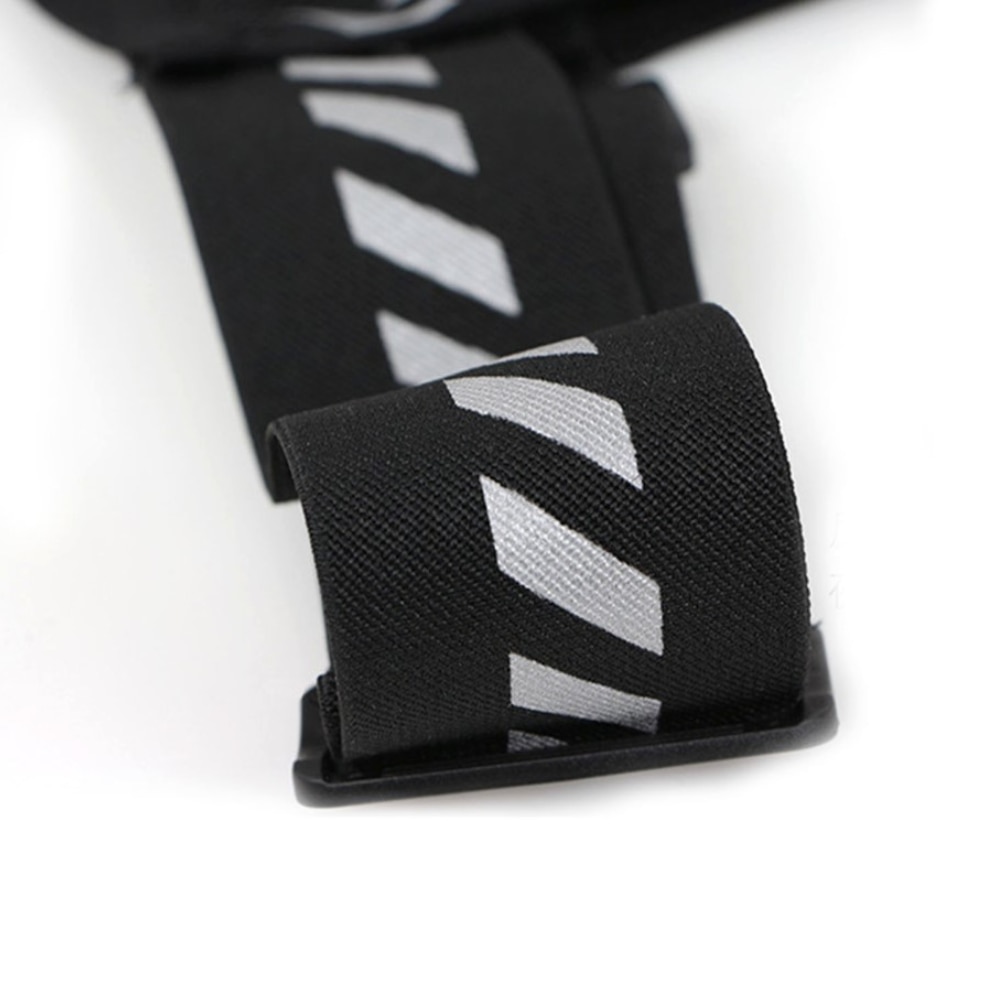 Gilet universel de course réfléchissant avec poche, noir