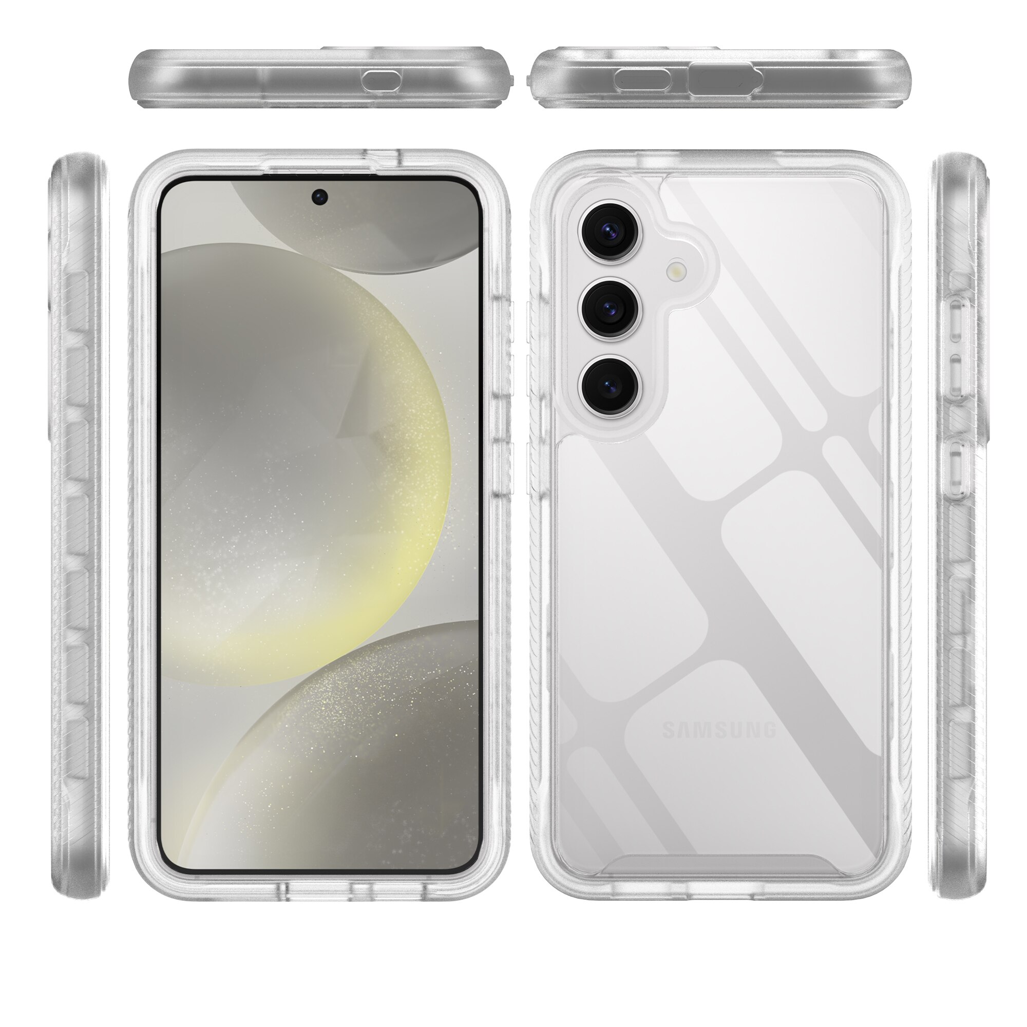 Coque Full Protection Samsung Galaxy S25 Plus, Transparent