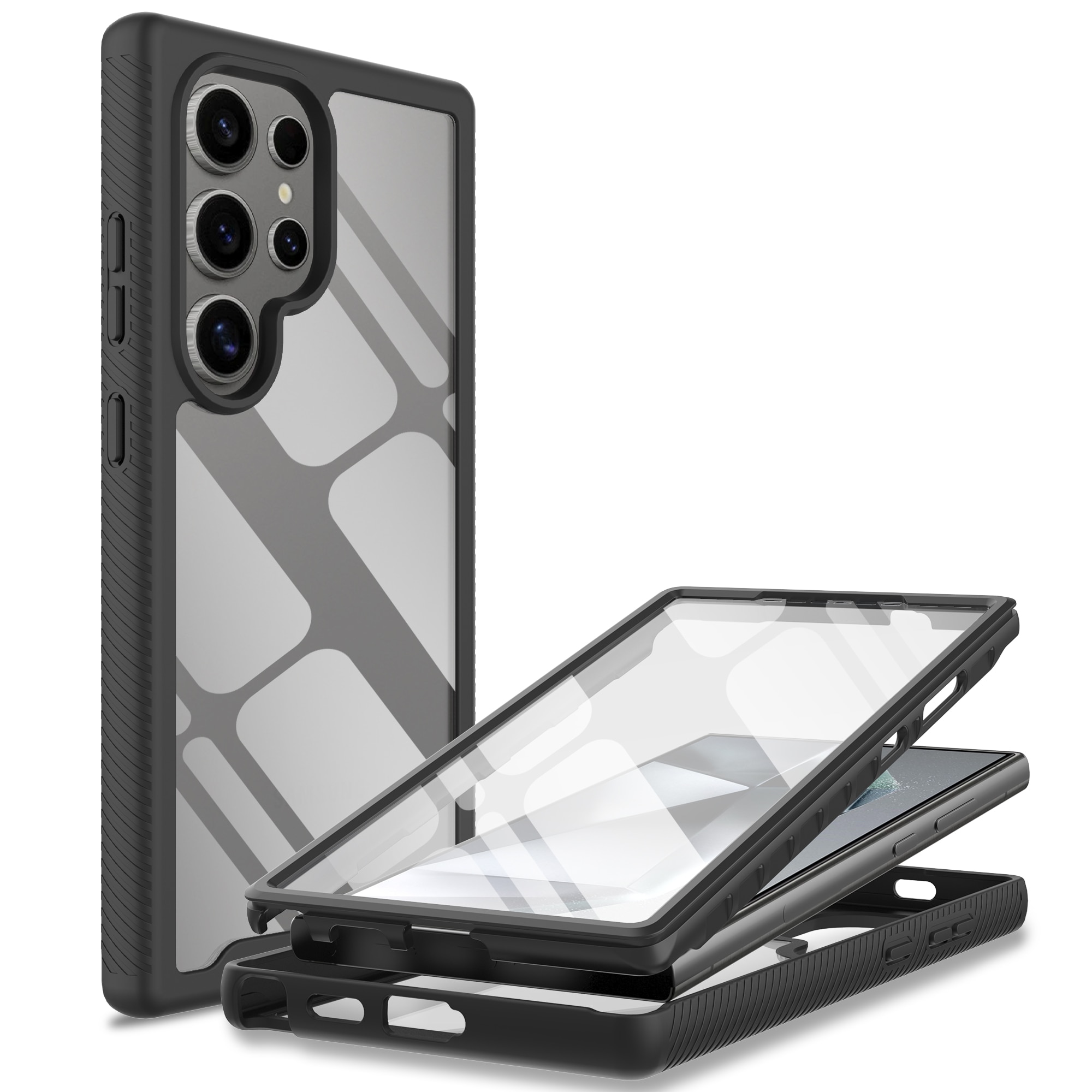 Coque Full Protection Samsung Galaxy S22 Ultra, Noir