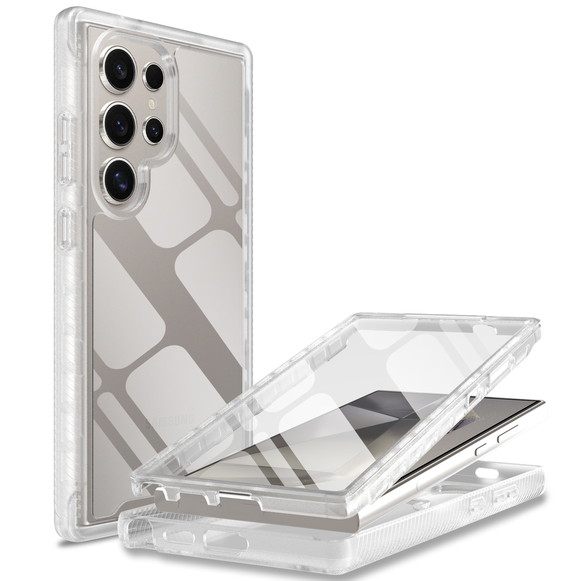 Coque Full Protection Samsung Galaxy S25 Ultra, Transparent