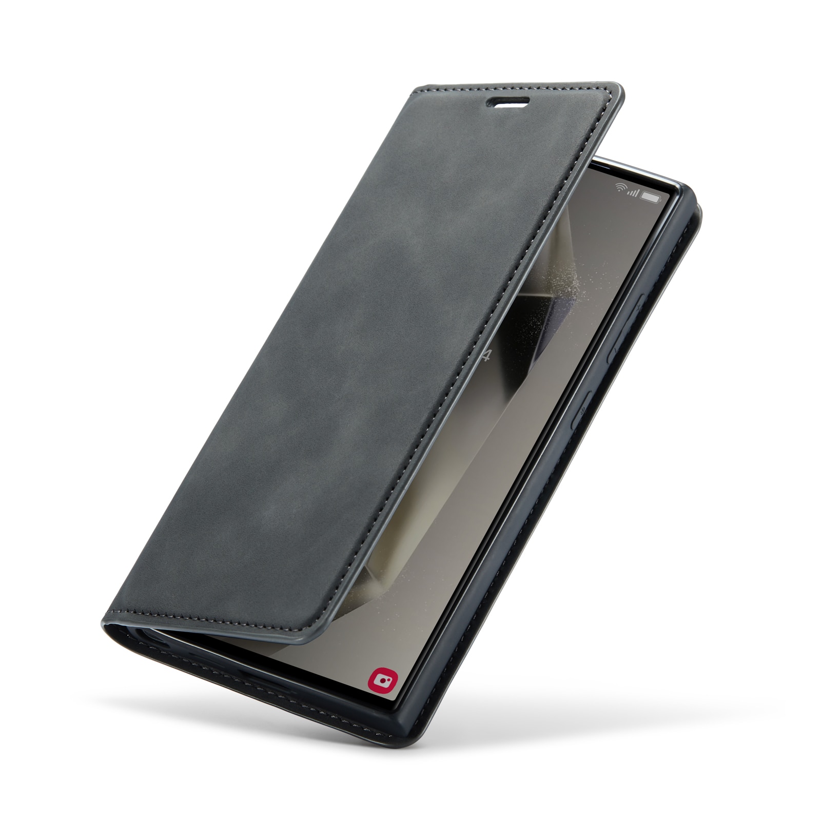 Coque portefeuille mince Samsung Galaxy S24 Ultra, Noir