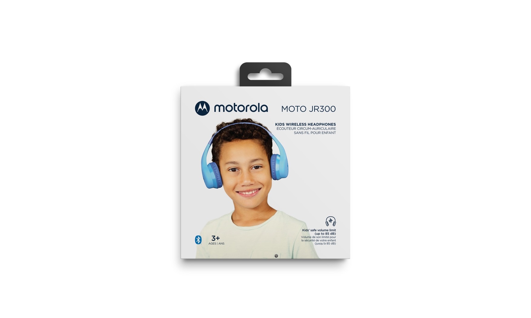 Casque Moto JR300 On-Ear Wireless  pour enfants, bleu