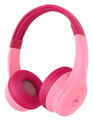 Moto JR300 On-Ear Wireless Casque pour enfant, rose