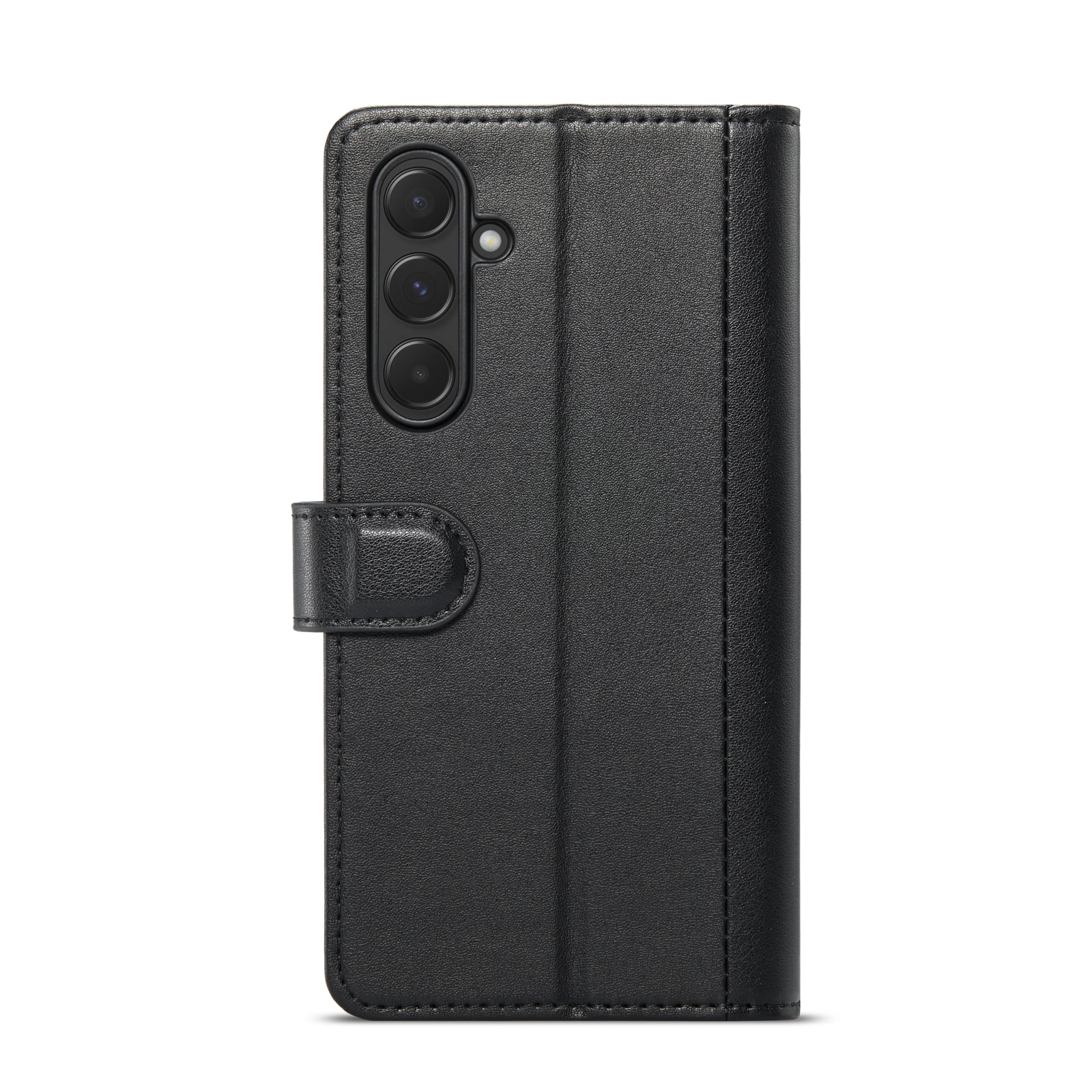 Étui en cuir veritable Samsung Galaxy A55, Noir