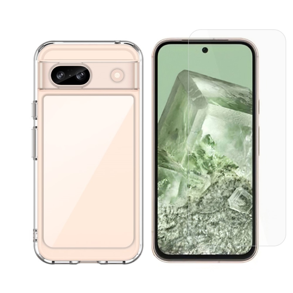 Kit pour Google Pixel 8a : Coque et protecteur d’écran