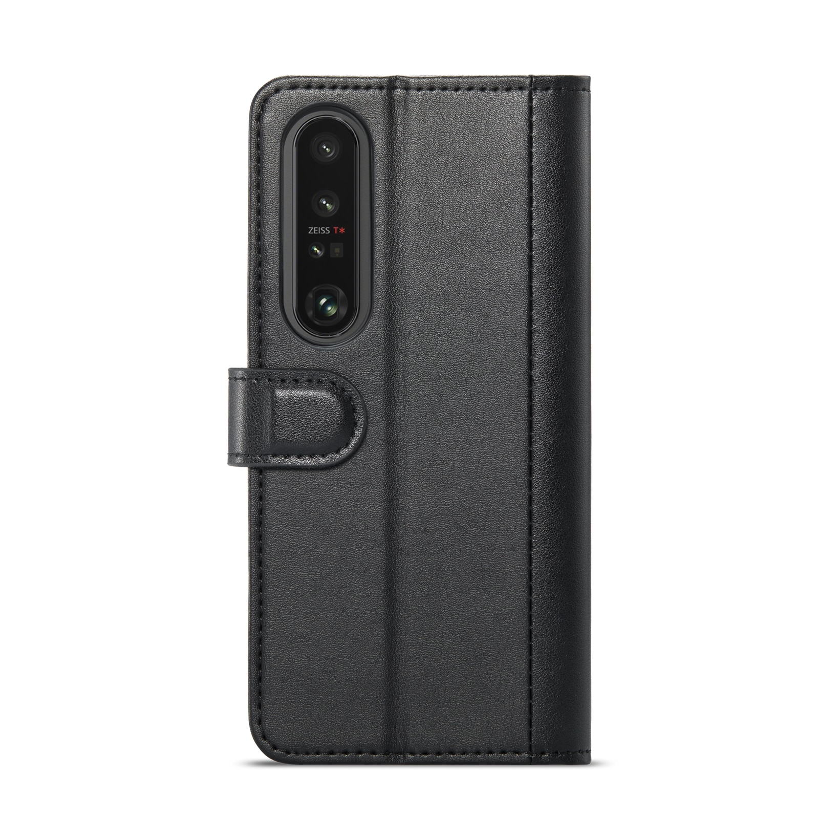 Étui en cuir veritable Sony Xperia 1 VI, Noir