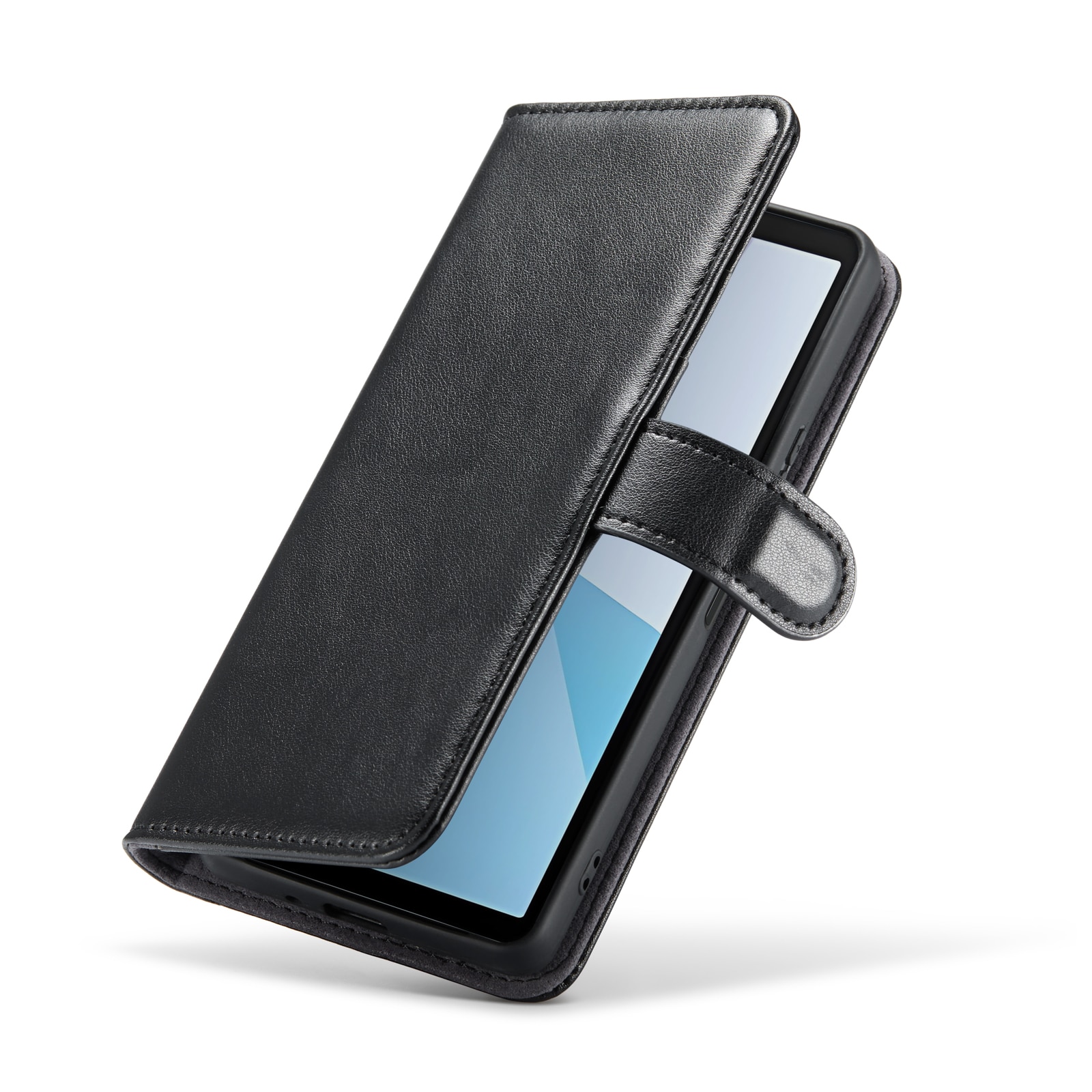 Étui en cuir veritable Sony Xperia 10 VI, Noir