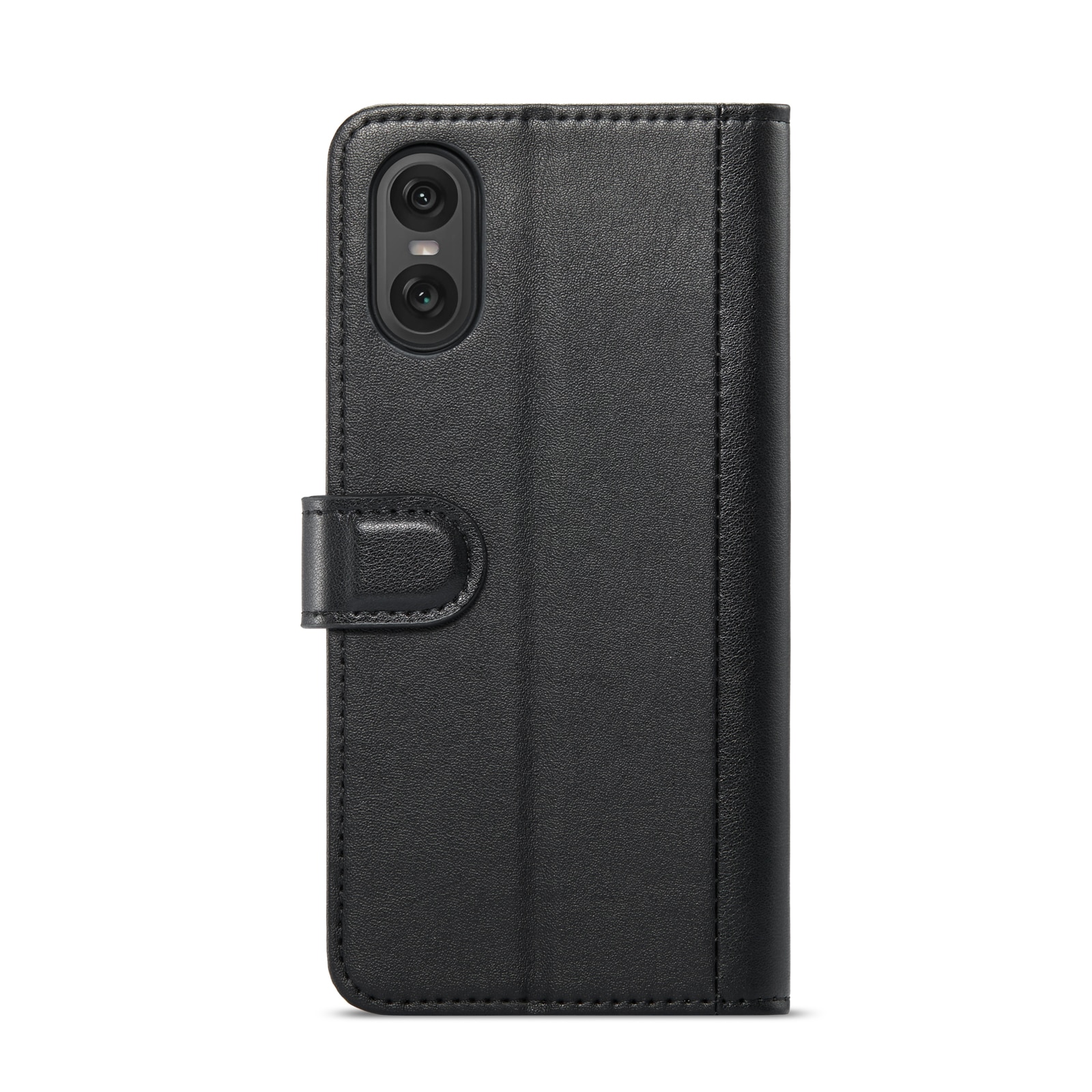 Étui en cuir veritable Sony Xperia 10 VI, Noir