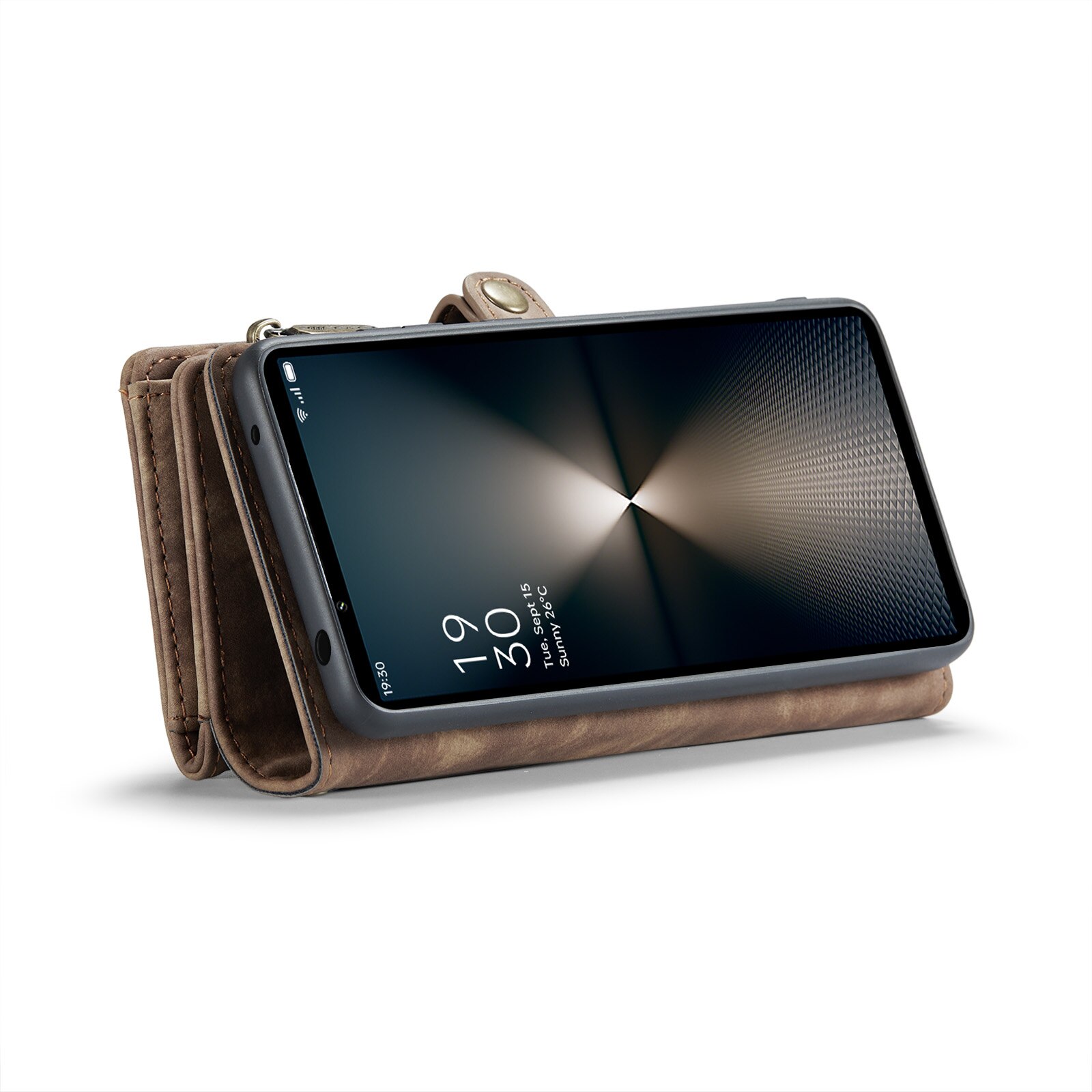 Étui portefeuille multi-cartes Sony Xperia 10 VI, Marron