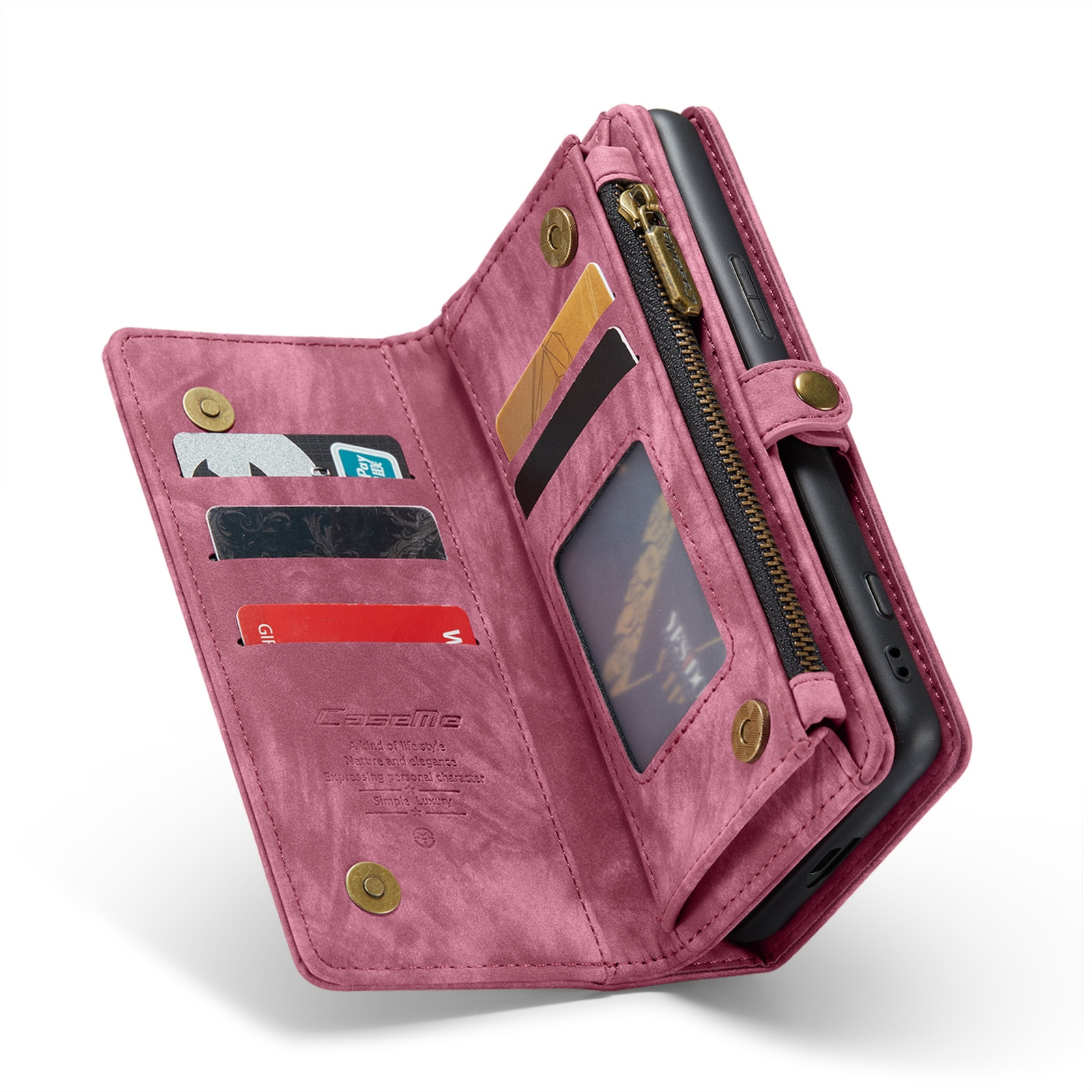Étui portefeuille multi-cartes Sony Xperia 10 VI, Rouge