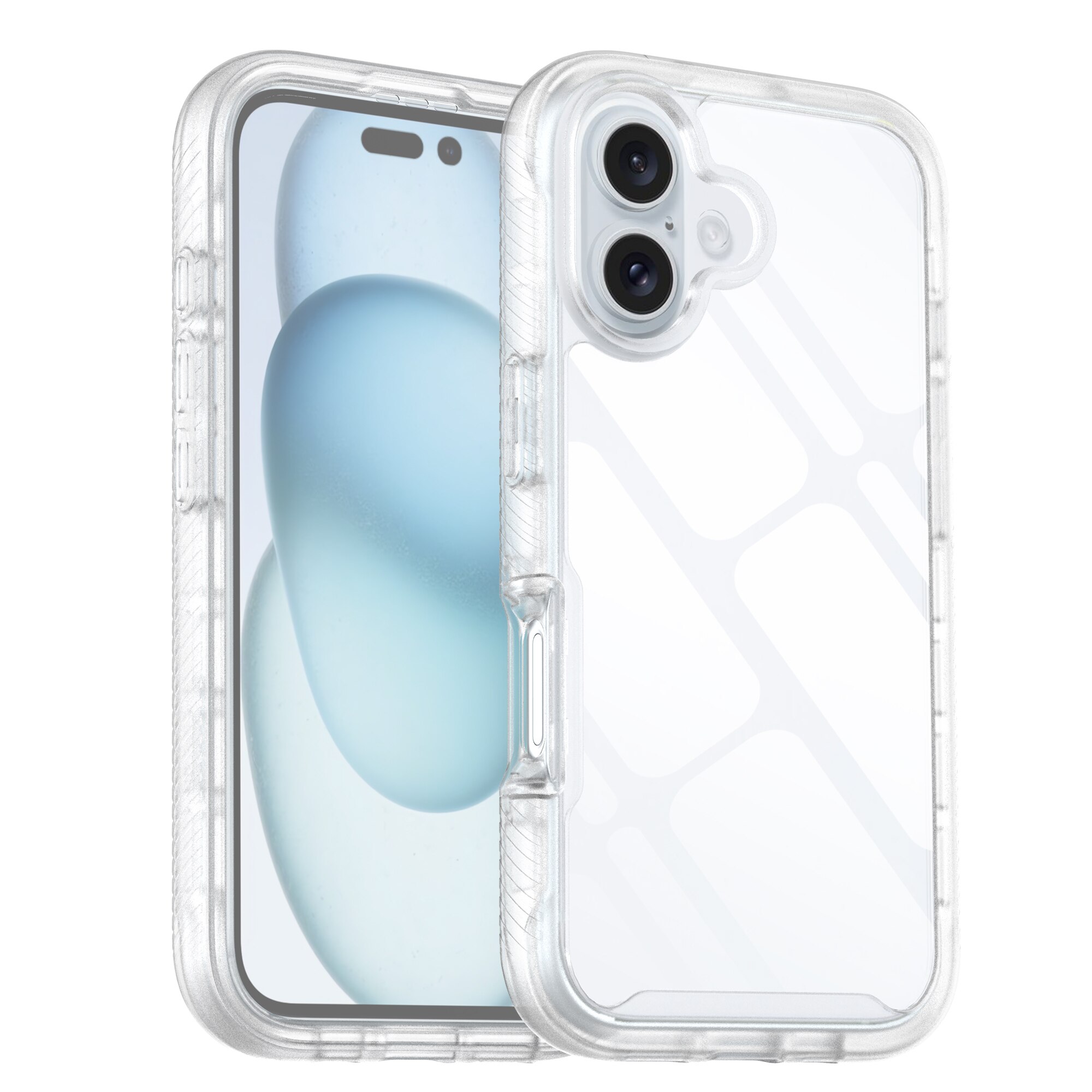 Coque Full Protection iPhone 16, Transparent