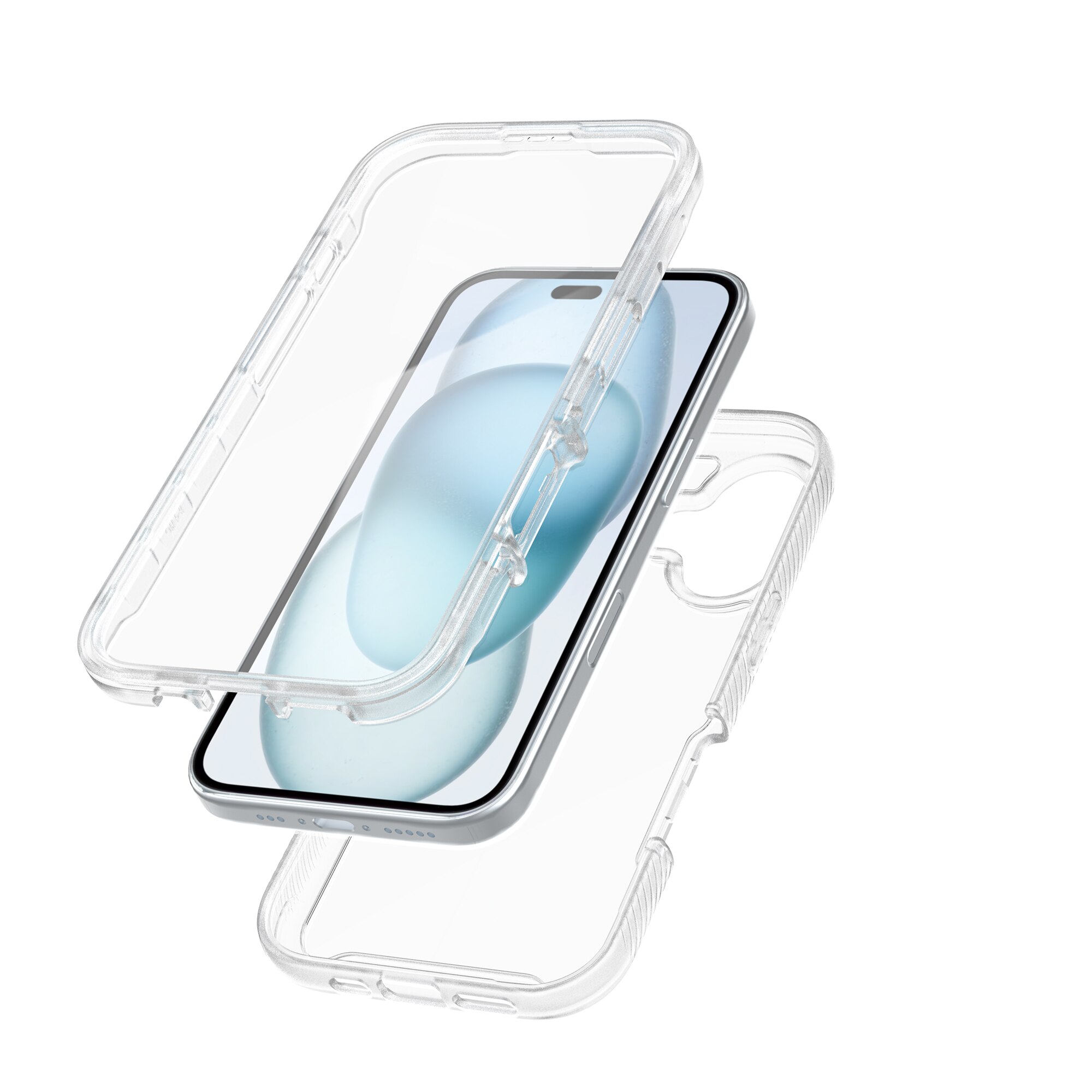Coque Full Protection iPhone 16, Transparent