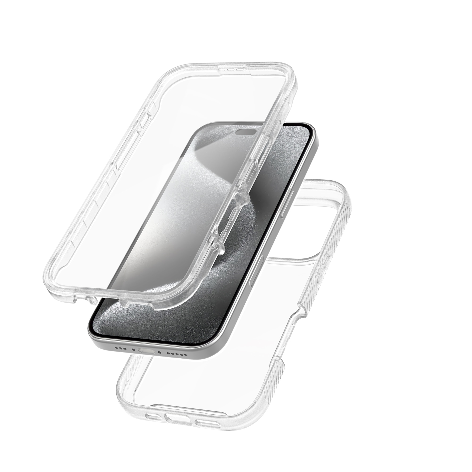 Coque Full Protection iPhone 16 Pro, Transparent