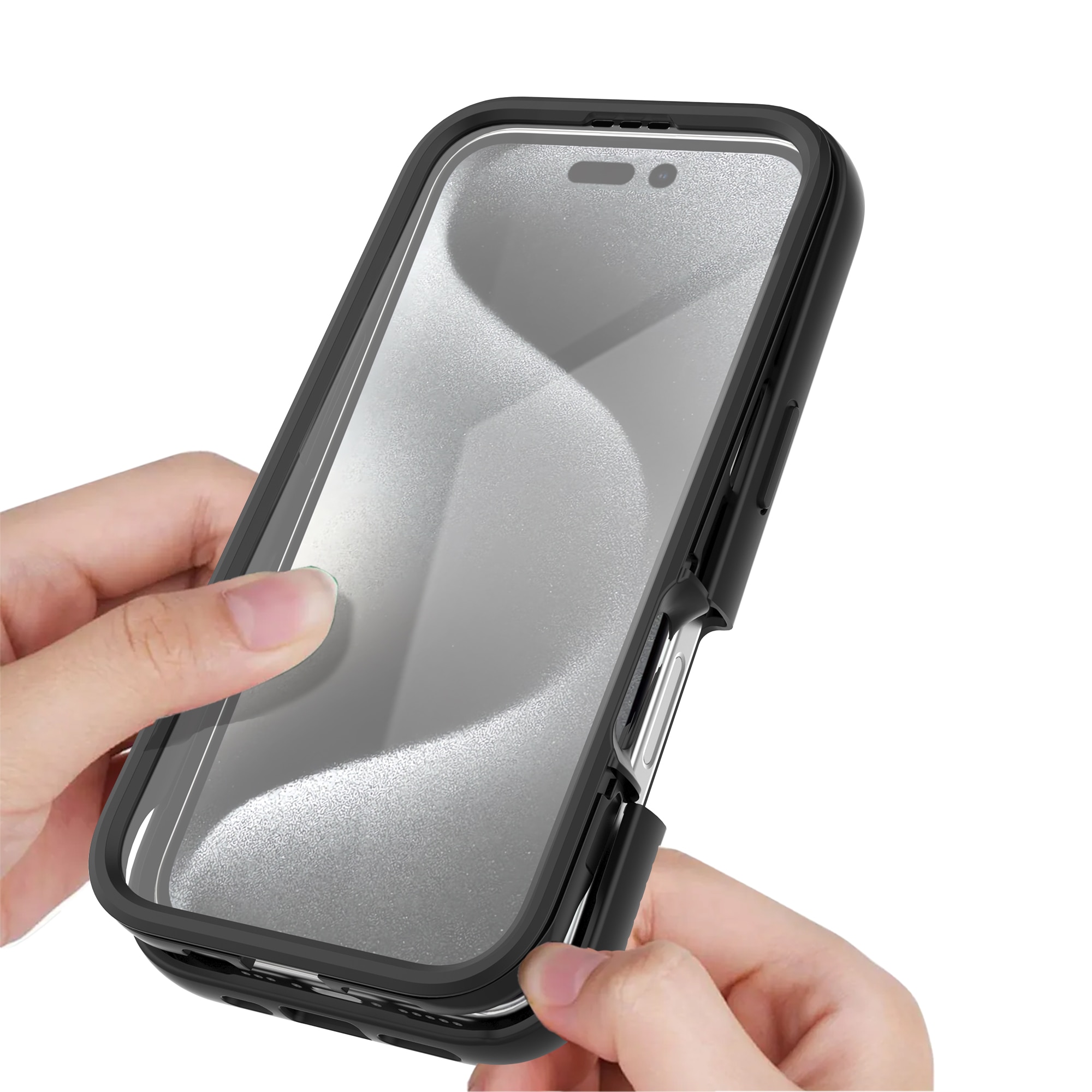 Coque Full Protection iPhone 16 Pro, Noir