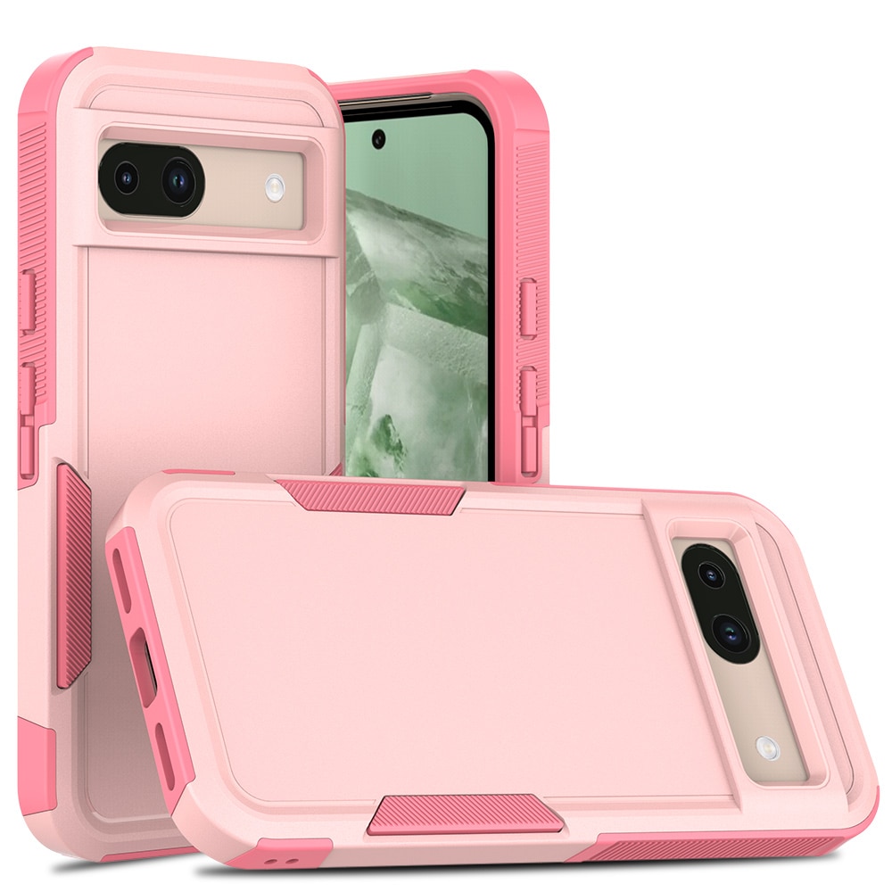Coque hybride Off-road Google Pixel 8a, rose