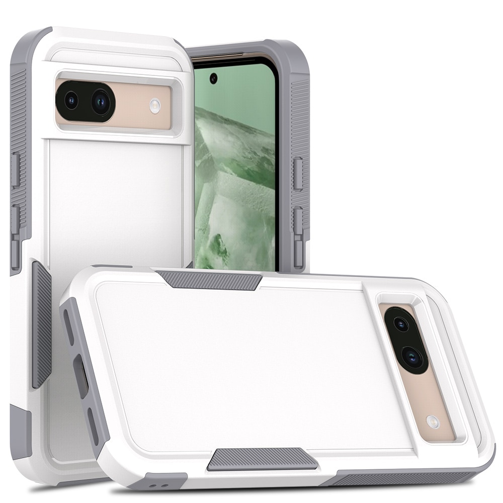 Coque hybride Off-road Google Pixel 8a, blanc