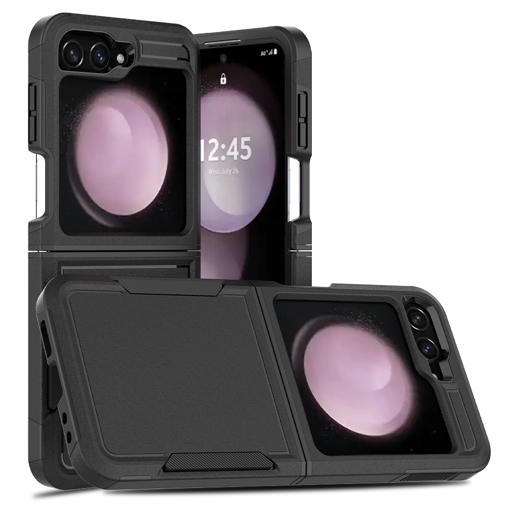 Coque hybride Off-road Samsung Galaxy Z Flip 6, noir