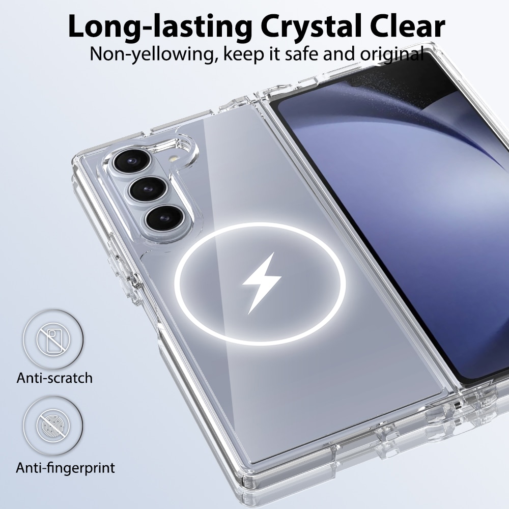 Coque hybride MagSafe Samsung Galaxy Z Fold 6 Transparent