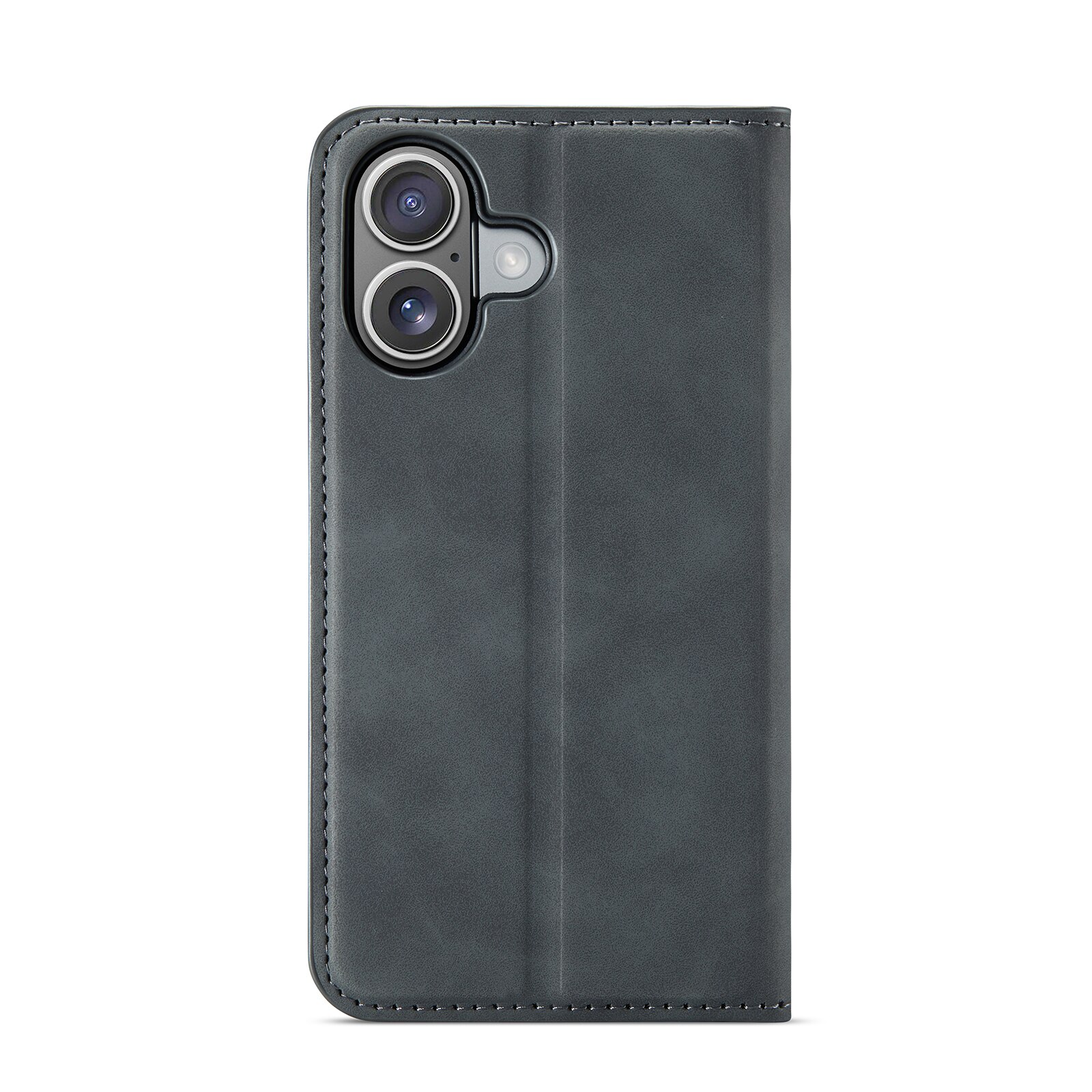 Coque portefeuille mince iPhone 16, Noir